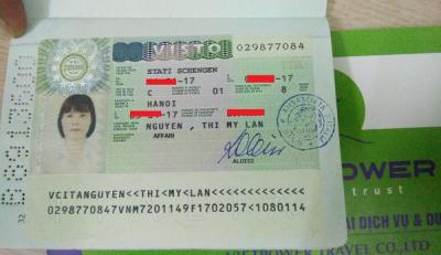 Chúc mừng quý khách Nguyễn Thị My Lan đã có được visa Schengen